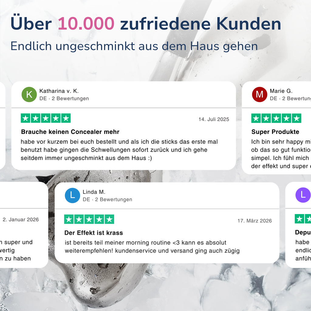 Cryo Lift Sticks -  Depuff in unter 3 Minuten